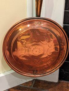lot 175 image: Antique Copper Bed Warmer