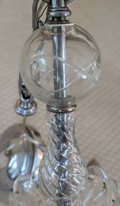 lot 175A image: Beautiful Vintage Crystal Chandelier