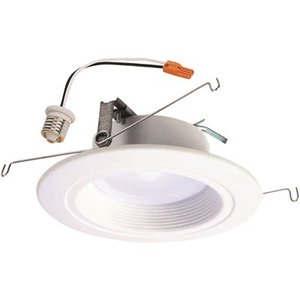 lot 42 image: Halo RL 5 in., 6 in. Adjustable CCT Housing Required IC Rated Dimmable Indoor, Outdoor Integrated LED Recessed Light Trim