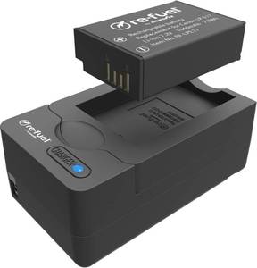 lot 44 image: Digipower - BP-LPE17 digital camera battery & charger kit, Replacement for Canon LP-E17 battery pack - Black
