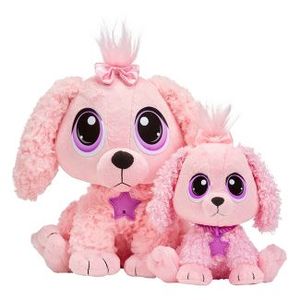 lot 5 image: Rescue Tales Adoptable Mom & Pup - Pink Poodle