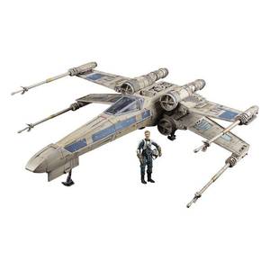 lot 17 image: HASBRO Star Wars Vintage Rogue Squadron Anton Merrick  Vin X-Wing figure 9cm EAN