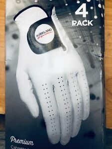 lot 43 image: Kirkland Signature Leather Golf Glove 4-pack- Right Handed - Small