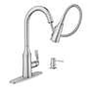 lot 24 image: Moen Cadia Pulldown Kitchen Faucet