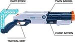 lot 15 image: X-Shot Ultimate Shootout Pack Includes 4 Foam Blasters,72 Foam Darts,and 1 Scope