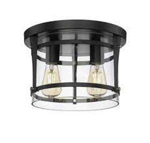 lot 65 image: OVE Decors Joakim 2-Light Flush Mount Ceiling Fixture