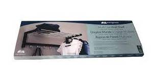 lot 75 image: Evergreen Multi-Use Wall Shelf Black 31 X 10 X 12.5 M45D