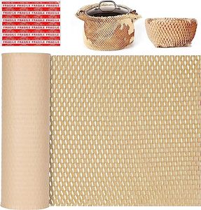 lot 101 image: Etanllow Brown Kraft Packing Paper for Shipping Wrapping, Eco Friendly Honeycomb Packaging Paper Roll 20 In x 98 Ft (ETA20-98)