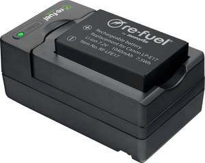 lot 96 image: Digipower - BP-LPE17 digital camera battery & charger kit, Replacement for Canon LP-E17 battery pack - Black