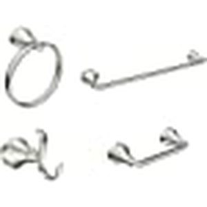 lot 108 image: Moen Y1394BN Wellton Bath Accessory Collection, Brushed Nickel