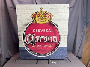 lot 10 image: Lighted Neon Corona Sign