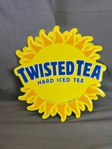 lot 11 image: Metal Twisted Tea Sign