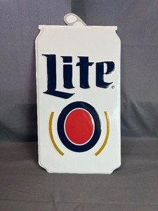 lot 12 image: Metal Miller Lite Signage