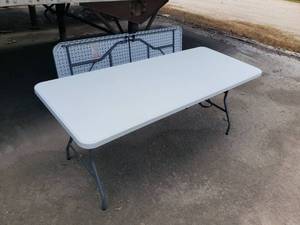 lot 68 image: Plastic Folding Table