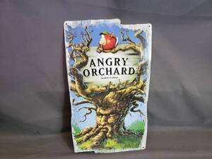 lot 9 image: Angry Orchard Metal Sign