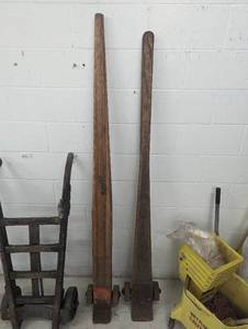 Set of 2 Nutting Vintage Wheel Jacks
