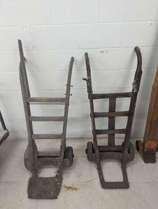 Set of 2 Vintage Wood Dollies