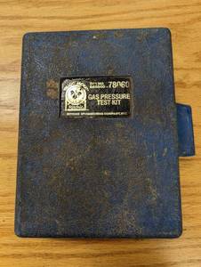 Vintage gas tester kit