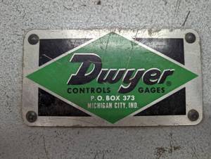 Dwayer control and gage instrument