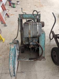 Huge Kohler Concrete Saw - 14 HP Motor