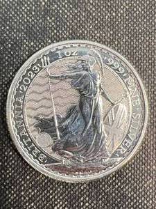 1 TROY OZ .999 FINE SILVER 2023 BRITTANIA