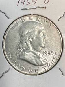 1959-D US FRANKLIN HALF DOLLAR
