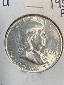 1956 US FRANKLIN HALF DOLLAR