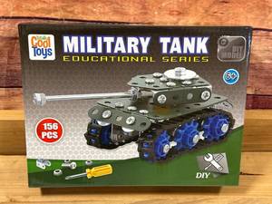 156pc Military Tank Metal Erector Set