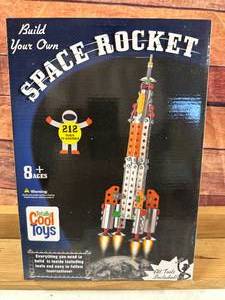 212pc Space Rocket Metal Erector Set