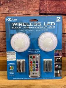 2 Pack Wireless LED Lights
