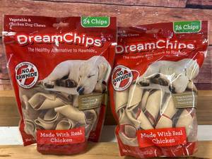 2 Bags of Fresh Dream Bones Rawhide Free