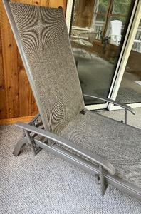 lot 25 image: Costco Sling Chaise Lounge Chair