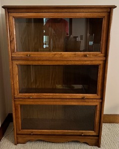 lot 16 image: Barrister Glass Front Bookcase