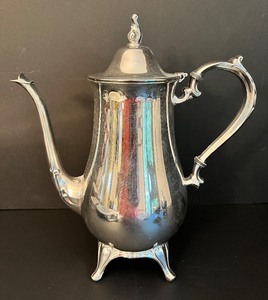 lot 76 image: Silver Plated Teapot Set