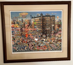 lot 19 image: HIRO YAMAGATA Great Tap Festival Signed & Numbered 23400 Serigraph First Edition