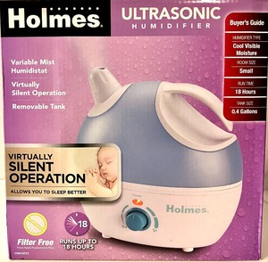 lot 94 image: HOLMES Ultrasonic Humidifier & Table Top Fan
