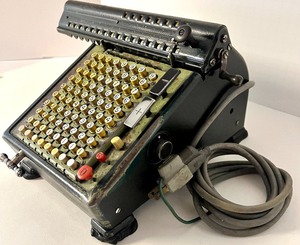 lot 97 image: Antique MONROE Mechanical Calculator - Adding Machine