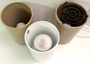 lot 99 image: 3 Uplighting Floor Lights