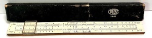 lot 87 image: 2 Vintage Slide Rules - Fredrick Post & Student Mannheim