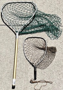 lot 128 image: Go Fish Mixed lot of Deep Water Fishing Pole, Nets, 4HP MINN KOTR Motor and more