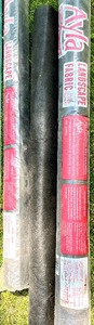 lot 131 image: Garden Fabric and Metal Fence Posts