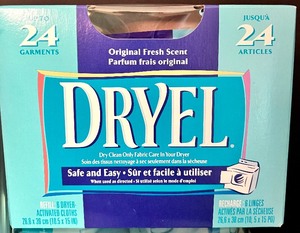 lot 143 image: DRYEL At Home Dry-cleaning Products and PEVA Shower Liners