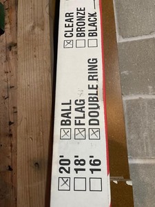 lot 149 image: Vintage NIB 20 Telescoping Flagpole and Flag
