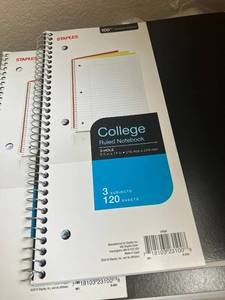 Three-Subject Notebooks