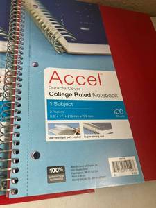 Poly Cover Notebooks