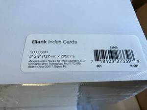 Large Index Cards