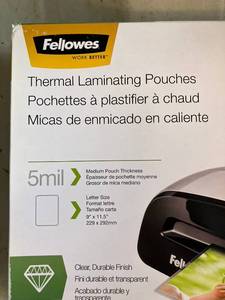 Thermal Laminating Pouches