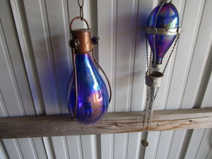 Cobalt & Copper Suncatcher, Chime