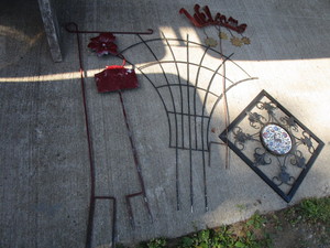 Banner Holder, Garden Stake, Wall Dcor
