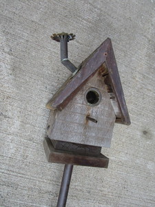Cabin Style Birdhouse